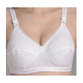 Madam - White Cotton Non Padded Womens T-Shirt Bra ( Pack of 1 ) - None