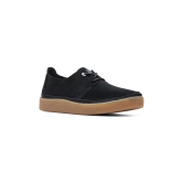 CLARKS BLACK MEN OAKPARK LACE UP SNEAKERS