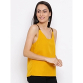 ALL WAYS YOU Women Top Crepe fabric  Yellow XS