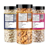 YUM YUM Premium California Almonds (150g) Pista (150g) and Cashew (150g) 450g Dry Fruits Combo Pack- Almonds, Cashews, Pistachios  (3 x 150 g)