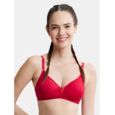 Jockey 1581 Wirefree Non Padded Super Combed Cotton Beginners Bra - Red Love - None