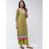 Pannkh - Multicolor Viscose Womens Straight Kurti ( Pack of 1 ) - None