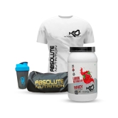 Rhodium Whey + Gym Bag + T-Shirt+ Shaker Combo-ChocoLava / XXXL