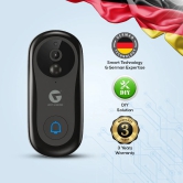 L&G Smart Video Doorbell V2, Wifi Video Door bell,  Alexa and Google Compatible | German Technology with Indian Standards