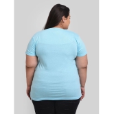 Neo Garments - Turquoise Cotton Regular Fit Womens T-Shirt ( Pack of 1 ) - 5XL