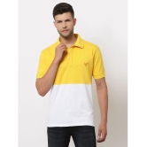 Uzarus - Yellow Cotton Blend Regular Fit Mens Polo T Shirt ( Pack of 1 ) - None