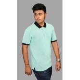 Forbro - Sea Green Cotton Regular Fit Men's Sports Polo T-Shirt ( Pack of 1 ) - None