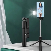 AGRAHARI MOBILE bluetooth selfie stick with flash light