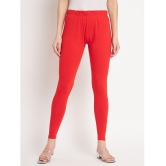 SELETA - Red Cotton Women's Leggings ( Pack of 1 ) - None