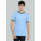 LEEBONEE - Blue Cotton Blend Regular Fit Men's T-Shirt ( Pack of 1 ) - None