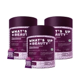 Whats Up Wellness Biotin No Added SugarBeauty Skin  Hair Gummiesfor Hair Growth Bright Skin  Strong Nails Vitamin A to E Folic Acid Zinc Aloe Vera etc for Men  Women 90 Days Pack 90 Gummies-What