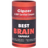 Cipzer Best Brain Capsule for Healthy Brain, Sharp mind, Fast Learning & Improve Focus, 60 Capsules