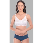 Madam - White Cotton Non Padded Womens Minimizer Bra ( Pack of 1 ) - None