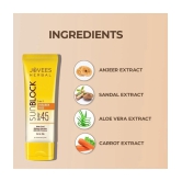 Jovees Herbal Sun Block Sunscreen SPF 45 For Normal To Dry Skin 50g (Pack of 2)