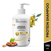 Paraben Free Keratin Shampoo With Argan Oil & Biotin For Smooth, Glossy & Shiny Hair (190 ML)