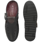 Leeport - Black Mens Sandals - None