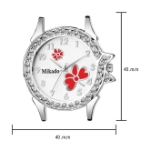 Mikado Leather Round Womens Watch