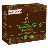 YOGABITES- Protein Bar /Energy Bar - Basil, Almond ,Medjool Dates, Coconut , Flax Seeds , Pumpkin Seeds -60 ge (Pack of 6)?