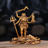 Artarium Resin Kaali MATA Kali Maa Murti Idol Statue Sculpture Maa Kalka Black Marble Statue Idols Murti for Car Dashboard Pooja Room & Gift Items Pooja Gift Showpiece Pack of 1