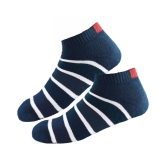 hicode - Cotton Mens Striped Multicolor Ankle Length Socks ( Pack of 10 ) - Multicolor