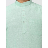 DESHBANDHU DBK - Green Cotton Mens Kurta ( Single ) - None