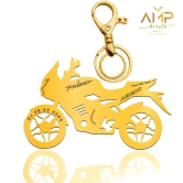 Bajaj Pulsar AS 200 Keychain-Gold