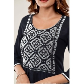 Glomee - Black Viscose Women's Tunic ( Pack of 1 ) - None