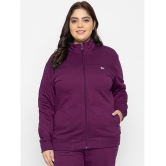 YHA Fleece Women''s Zippered Sweatshirt ( Purple ) - None