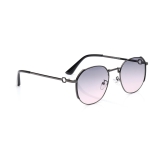 Purple Geometric Sunglasses for Women