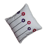 HugsnRugs Single Cotton Cushion Cover (40 x 40 cm) 16 x 16 - Multi