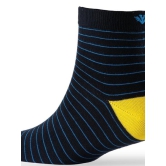 Men Pack Of 2 Striped Cotton Ankle Length Socks