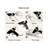 Take Care 40 watt glue gun with 5 Glue sticks