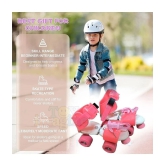 sevriza Age Group 3-15 Years pink Roller Skates For Kids