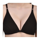 Desiprime Poly Cotton Front Closure - Black Pack of 2 - 38B