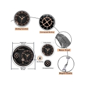 DoubleRun Black Silicon Chronograph Mens Watch