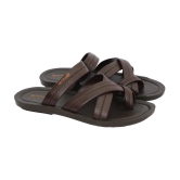 Aerowalk - Brown Mens Thong Flip Flop - None