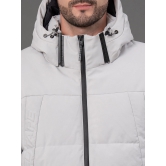 RedTape Hooded Jacket for Men | Padded & Detachable Hood | Enhanced Comfort