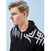 Bewakoof Polyester Blend Hooded Mens Sweatshirt - Black ( Pack of 1 ) - None