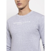 Rodamo  Men Grey Solid Sweatshirt