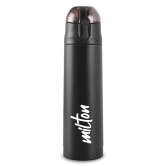 Milton Crown 900 ML Thermosteel Water Bottle | Hot or Cold | 1 Pc Black