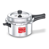 Prestige Popular Plus Svachh Virgin Aluminium Spillage Control Pressure Cooker, 4 L (Silver)