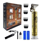 Lenon Scissor,Comb,Clip & Gold Cordless Beard Trimmer With 60 minutes Runtime