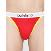 La Intimo Pack of 2 Cotton Mens Bikini ( Multicolor ) - None