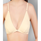 Desiprime - Beige Cotton Blend Non Padded Womens Everyday Bra ( Pack of 1 ) - None