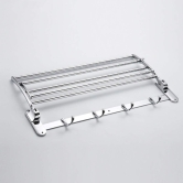 ANMEX Classic Stainless Steel Folding Towel Rack (18 Inches)