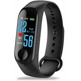 Flying monk m3 smart band activity tracker  (Black Strap, Size : FREE SIZE)