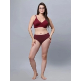 IN CARE LINGERIE Maroon Cotton Non Padded Womens Everyday Bra ( Pack of 1 ) - None