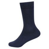 School Socks Lycra Plain Navy blue-5 pair of socks - 5-6Years