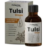 myUpchar Tulsi Ark Drops - Sourced 5 Rare Tulsi from Himalayan range | 30 ml | Boost Immunity