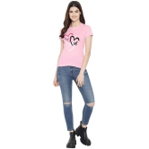 Fabflee Cotton Pink T-Shirts - Single - XL